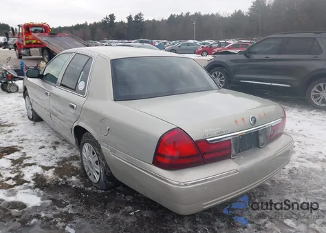 2004 Mercury Grand Marquis Gs from USA, damaged, VIN 2MEFM74W04X667159
